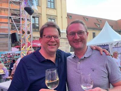 Mit Fuldas OB Heiko Wingenfeld